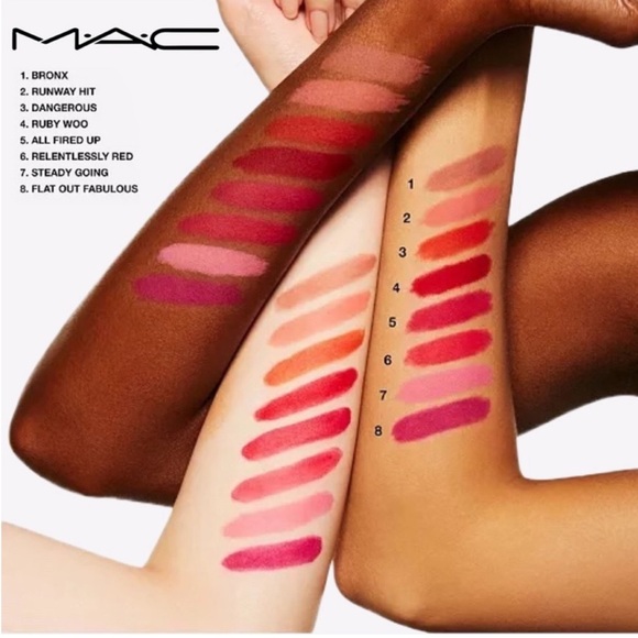 NEW MAC Ruby Woo Retro Lipstick - Picture 5 of 13